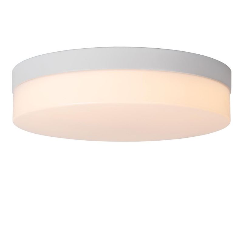 Lucide BISKIT - Zapustené stropné svietidlo Kúpeľňa - Ø 28 cm - LED - 1x18W 2700K - IP44 - Biela